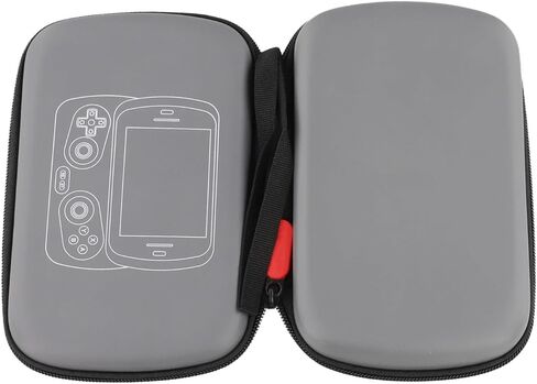 حقيبة حمل صلبة لجهاز Anbernic RG Slide الواقي من الفلانيل حقيبة سفر نحيفة منظم ملحقات رمادي 17.1 × 11.2 × 4 سم مقصورات آمنة تصميم خفيف الوزن لوحدة التحكم في الألعاب in Kuwait