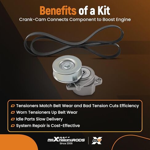 maXpeedingrods Engine Serpentine Belt Drive Kit Compatible with Nissan Altima 2007-2013 2.5L 11955JA00C 11720JA00A 6pk2230 in Saudi Arabia