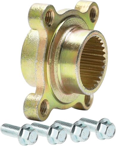 TDPRO Rear Brake Wheel Rim Hub 4 Stud 28T, Flange Spline Disc Brake Rotor Hub Adapter for ATV UTV 4-Wheeler Go Kart Golf Cart in Saudi Arabia