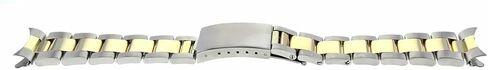 Ewatchparts 19mm Oyster Watch Band Bracelet Compatible With Rolex Oyster Perpetual 15037 15038 15053 15200 Two Tone in Saudi Arabia
