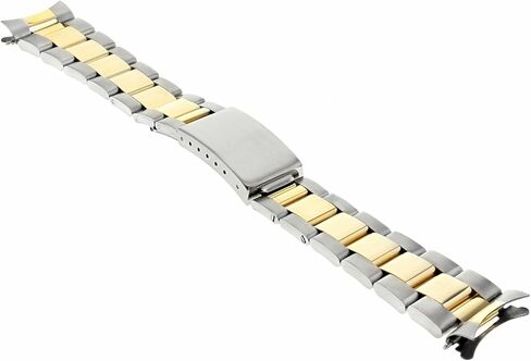Ewatchparts 19mm Oyster Watch Band Bracelet Compatible With Rolex Oyster Perpetual 15037 15038 15053 15200 Two Tone in Saudi Arabia