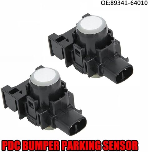 2pcs Reverse Backup Parking Rear PDC Bumper Park Assist Object Sensor 89341-64010-A0 Compatible with Toyota 4RUNNER 2013 2014 2015 2016 2017 2018 in Saudi Arabia