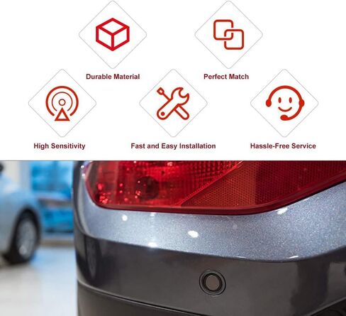 2pcs Reverse Backup Parking Rear PDC Bumper Park Assist Object Sensor 89341-64010-A0 Compatible with Toyota 4RUNNER 2013 2014 2015 2016 2017 2018 in Saudi Arabia
