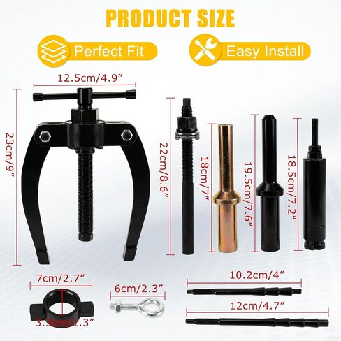 مجموعة أدوات تثبيت أنبوب فوهة الحاقن - مزيل الأكمام الحاقن PSLER / المثبت مناسب لمحرك Mack Truck MP7 MP8 MP10 والمحرك D11 D12 D13، استبدال لـ 9986174 88800387 88800196 in Saudi Arabia