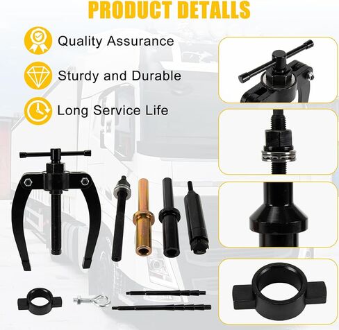 مجموعة أدوات تثبيت أنبوب فوهة الحاقن - مزيل الأكمام الحاقن PSLER / المثبت مناسب لمحرك Mack Truck MP7 MP8 MP10 والمحرك D11 D12 D13، استبدال لـ 9986174 88800387 88800196 in Saudi Arabia