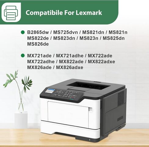 58D0Z00 Imaging Unit Remanufactured for Lexmark 58D0Z00 Imaging Drum Replacement for Lexmark MS823 MS821 MS823n MS821dn MS825 B2865 MS725dvn MX721ade Printer Imaging Unit (2-Pack, Black) in Saudi Arabia