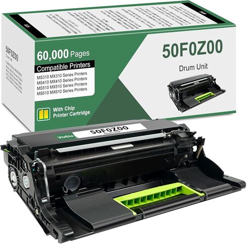 50F0Z00 Imaging Unit (with New Chip) Replacement for Lexmark 50F0Z00 500Z 500ZG Drum Unit for MS310 MS410 MS510 MS610 MX310 MX410 MX510 MX610 Printers, 1 Pack Remanufactured 50F0Z00 Imaging Kit in Saudi Arabia