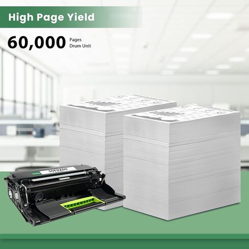 50F0Z00 Imaging Unit (with New Chip) Replacement for Lexmark 50F0Z00 500Z 500ZG Drum Unit for MS310 MS410 MS510 MS610 MX310 MX410 MX510 MX610 Printers, 1 Pack Remanufactured 50F0Z00 Imaging Kit in Saudi Arabia
