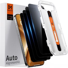 4 عبوات من DIMONCOAT لهاتف iPhone 15 Pro Max واقي شاشة [حماية عسكرية 10X] [إطار سهل التركيب] متوافق مع iPhone 15 Pro Max 6.7 بوصة HD Diamonds حافظة من الزجاج الصلب المقوى [خالية من الفقاعات] in Kuwait