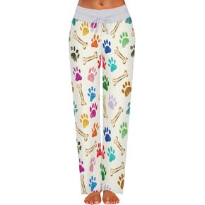 Pajama Pj Pants Women Comfy Drawstring Wide Leg Lounge Pants Bottoms for Women in Saudi Arabia