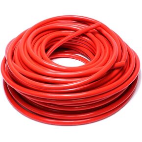 خرطوم سخان من السيليكون المقوى بدرجة حرارة عالية باللون الأحمر HPS 1/2 بوصة، لفة 50 قدمًا، أقصى ضغط عمل 80 رطل لكل بوصة مربعة، الحد الأقصى لتصنيف درجة الحرارة: 350 فهرنهايت، نصف قطر الانحناء: 2-1/2 بوصة in Kuwait