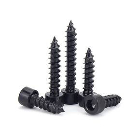 Long Socket Screws - Hexagon Socket Cap Head Self Tapping Steel Screws for Home, DIY,Workshop Projects​(25mm,M6-10Pcs) in Saudi Arabia