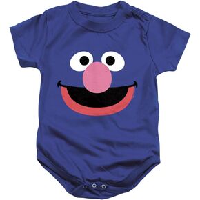 Sesame Street Grover Face Baby OnesieBaby Onesie Bodysuit, (24 mos) in Saudi Arabia