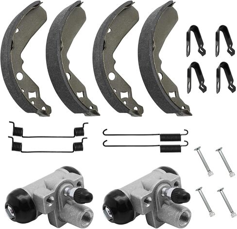 Front/Rear Brake Wheel Cylinders Shoes 2 SET fit for Kawasaki Mule 600 610 SX KAF400 2010-2018 in Saudi Arabia
