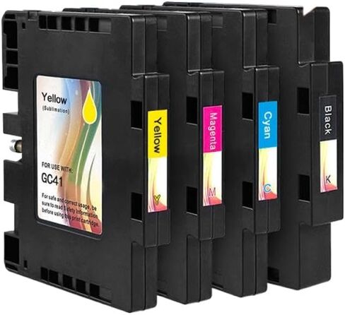 4 عبوات خرطوشة حبر GC41 متوافقة مع GC 41 IPSiO SG3100 SG2100 SG2010 SG3110 SG2010L SG3110DN in Kuwait