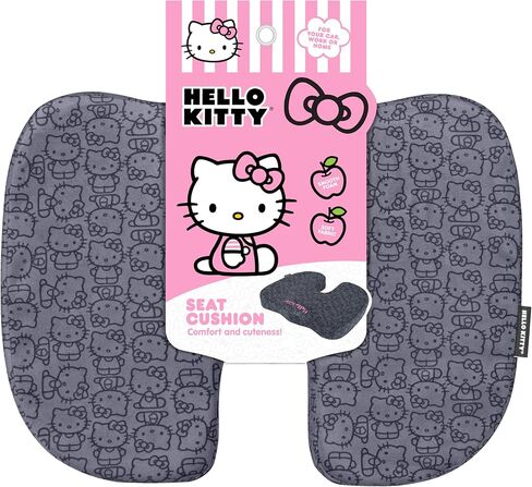 Carbella Officially Licensed Hello Kitty Seat Cushion - Cute Pink Office Chair Cushion for Car, Home, Work or Desk - Comfort Memory Foam Cushions for Coccyx, Back, Tailbone Pain Relief Pillow in Saudi Arabia