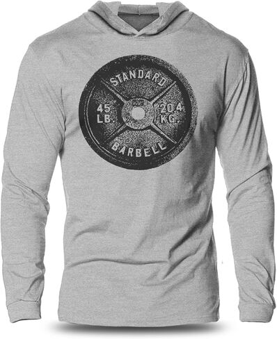D R DETROIT REBELS Squat Bench Deadlift Gym Workout Hooded for Men, Lightweight Long Sleeve Shirt in Saudi Arabia