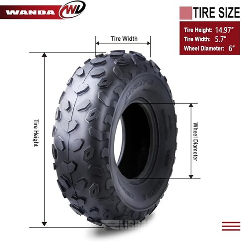 واندا (مجموعة 2) إطار Go Kart ATV 145/70-6 145x70x6 145x70-6 10037 in Saudi Arabia