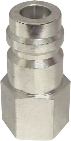 Mastercool 69843-29-04 R1234yf محول خزان منخفض الجانب - 1/2 بوصة Acme أنثى من اليد اليسرى إلى 14 مم واجهة مقرنة R1234yf منخفضة الجانب - لخزانات استعادة مكيف الهواء للسيارات in Kuwait