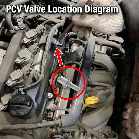 صمام PCV متوافق مع Equinox Traverse Camaro، Acadia، Enclave LaCrosse، CTS 3.6L V6 - يستبدل محول جانب الركاب 12583384 12574094 in Kuwait