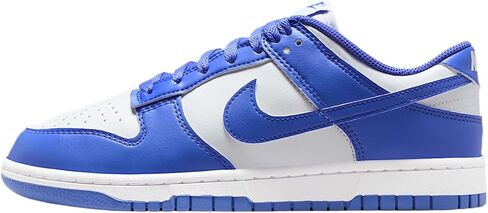 Nike Dunk Low Women's Shoes (White/White/Sapphire) in Saudi Arabia