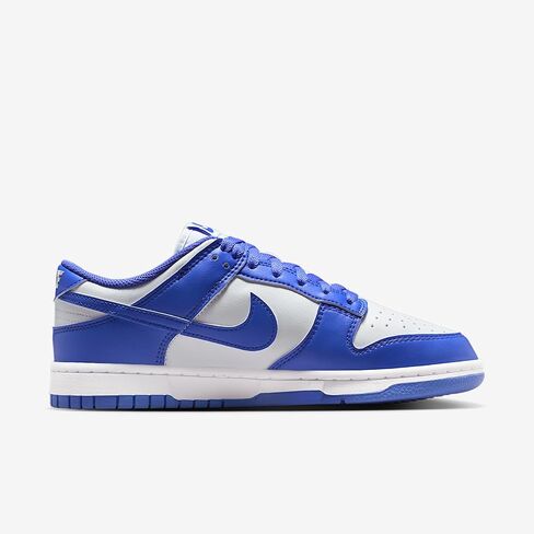 Nike Dunk Low Women's Shoes (White/White/Sapphire) in Saudi Arabia