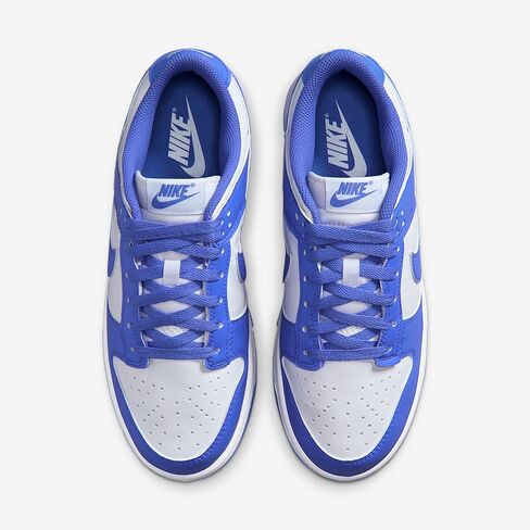 Nike Dunk Low Women's Shoes (White/White/Sapphire) in Saudi Arabia