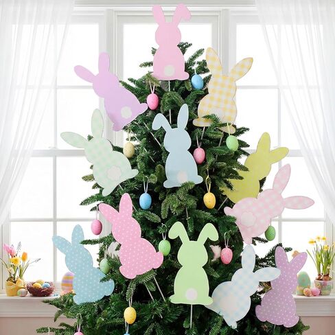 12 Pcs St. Patrick's Day Tree Decorations Ornaments Large Glitter St. Patricks Day Tree Picks Irish Shamrock Horseshoe Hat Ornaments for Irish St. Patrick's Home Office Party Spring Decor in Saudi Arabia
