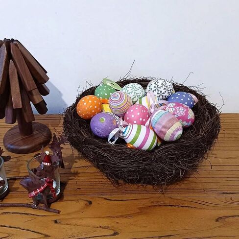 10PCS Easter Eggs, Colorful Easter Egg Ornaments, Bulk Paper Pulp Foam Easter Egg Decorations, Easter Party Gifts, Craft Trees, Spring Home Decor in Saudi Arabia