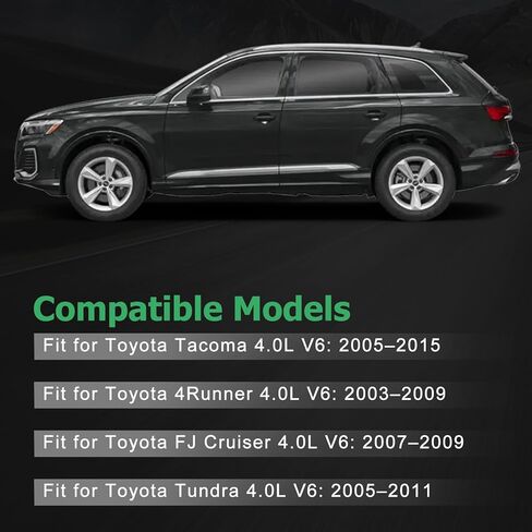 حزمة ملف الإشعال UF495 مع شمعات الإشعال، مجموعة من 6، تناسب تويوتا تاكوما 2005-2015، 4Runner 2003-2009، تندرا 2005-2011، FJ Cruiser 2007-2009، محركات V6 4.0L in Kuwait