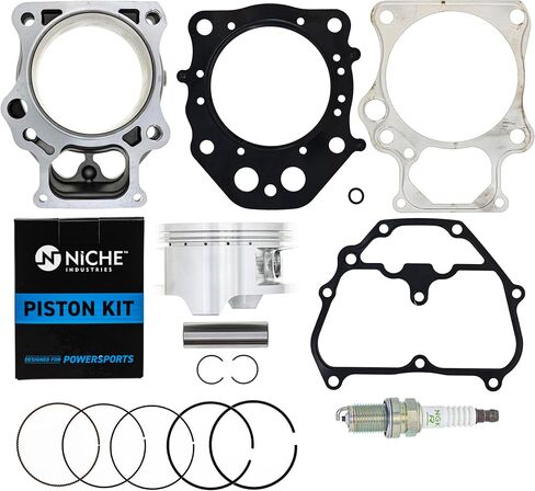 NICHE Big Bore Cylinder Piston Gasket Kit for Honda Pioneer Foreman Rubicon 500 S ES 12191-HR0-F01 12251-HR0-F01 (92.5mm) in Saudi Arabia