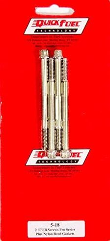 Fuel Bowl Screws | 2.75 in Long | Hex Head | Steel | Cadmium | Quick Fuel P Series Carburetors | Set of 4 in Saudi Arabia