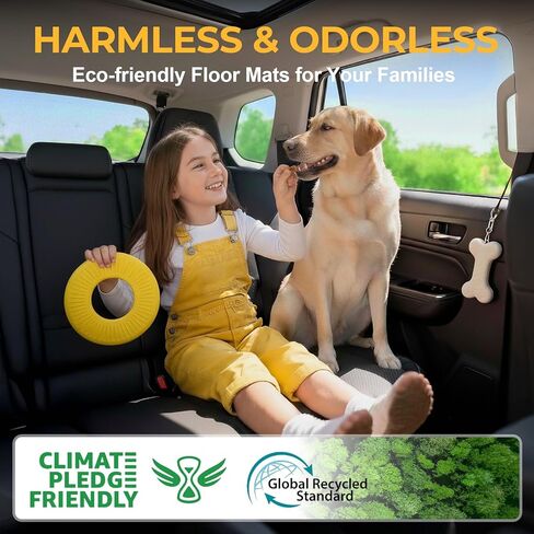 Floor Mats for Kia Seltos 2024-2026, All Weather Floor Mats Trunk Cargo Liner with Backrest Protectors Accessories, Full Coverage Set (Not fit Subwoofer) in Kuwait