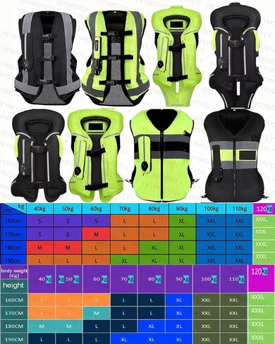 Lightweight Motorcycle Airbag Vest High Mobility Horse Riding Jackets Wearable Air Bag, Unisex, Equestrian in Saudi Arabia