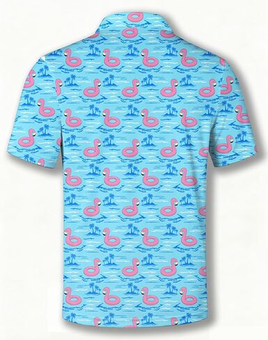 Wolf Graphic Polo Shirt, White with Black Collar, Watercolor Art Design, Short Sleeve in Saudi Arabia