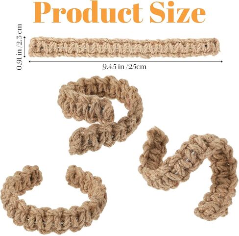 4 Pack Bohemian Braided Curtain Hooks Elegant Rustic Curtain Holdbacks Handmade Curtains Tie Backs Decorative Accessories for Home Office Bedroom Window in Saudi Arabia