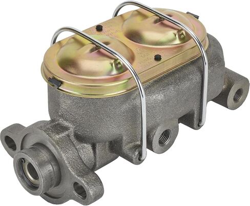 Speedway Motors قرص طبل الفرامل الداعم ومجموعة الأسطوانة الرئيسية المتوافقة مع سيارة تشيفي 1955-1957 8 بوصة غشاء مزدوج 1 بوصة تتحمل مع صمام متناسب على جدار الحماية in Kuwait