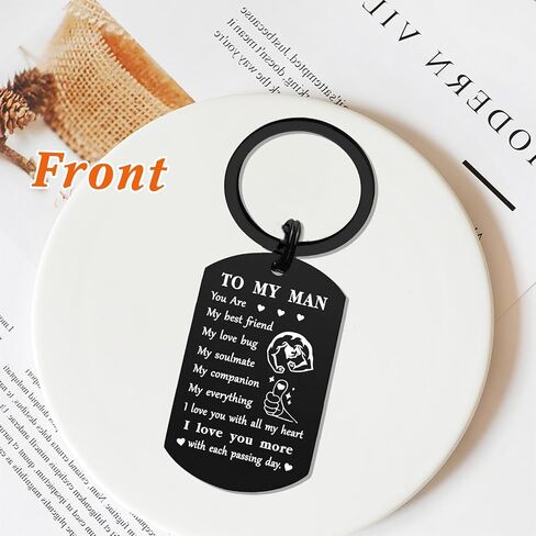 SOUSYOKYO Personalized Husband Valentines Day Anniversary Birthday Gifts from Wife - Best Husband Ever - Funny Love Keychain for Men Him Fathers Day Men Stuff in Saudi Arabia