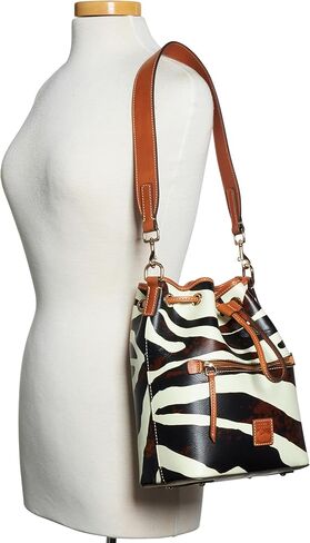 Dooney & Bourke Zebra Leather Drawstring in Saudi Arabia