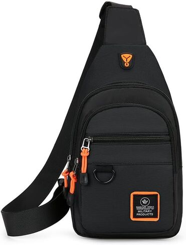 Men's Chest Bag Handbag Lightweight Nylon fabric Crossbody Shoulder Bag Stylish Casual Men's Waist Packs Male Chest Bag in Saudi Arabia