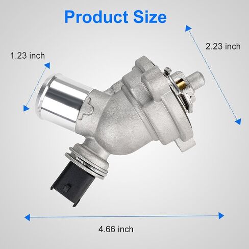 Engine Coolant Thermostat Housing Assembly Compatible with Chevy Spark 2013 2014 2015 1.2L Replacement for 96988257 25192923 902-753 131-189 9698-8257 2519-2923 in Saudi Arabia