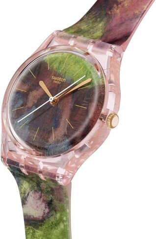 Swatch Gent Unisex Casual Watch Bio-sourced Pink Quartz Water Resistant DEGAS'S Dancers in Saudi Arabia