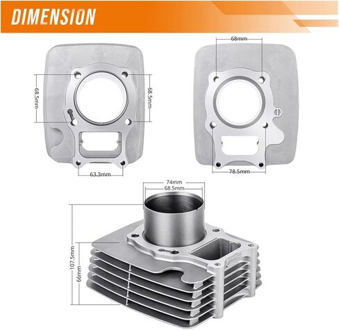 For 250 TRX250 TRX250EX Cylinder Piston Gasket Top and Filter Kit - in Saudi Arabia