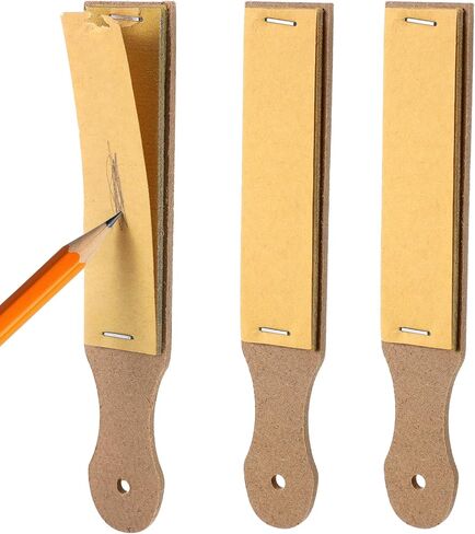 3 Pcs Sandpaper Sharpener, 6.3 x 1.18 Inch Sketch Pencil Sharpener Charcoal Pencil Art Drawing Tools for Artist Sketch Beginner (10 Sheets/Pcs) in Saudi Arabia