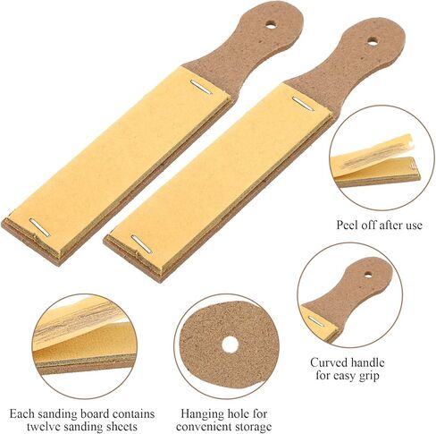 3 Pcs Sandpaper Sharpener, 6.3 x 1.18 Inch Sketch Pencil Sharpener Charcoal Pencil Art Drawing Tools for Artist Sketch Beginner (10 Sheets/Pcs) in Saudi Arabia