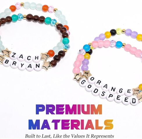 AICase for Zach Merch Gifts Inspired Bracelets 4 Pcs Stackable Stretch Beaded Friendship Bracelets Concert Outfit Vinyl Poster Sticker Merchandise Gifts for Fans Women Birthday Christmas in Saudi Arabia