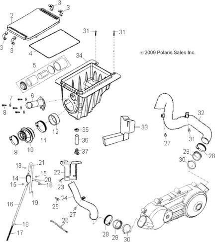 غطاء قابض التمهيد لقناة Polaris ATV، متوافق مع موديلات Polaris لملاءمة مثالية، قطعة OEM الأصلية 0453190، الكمية 1 in Kuwait