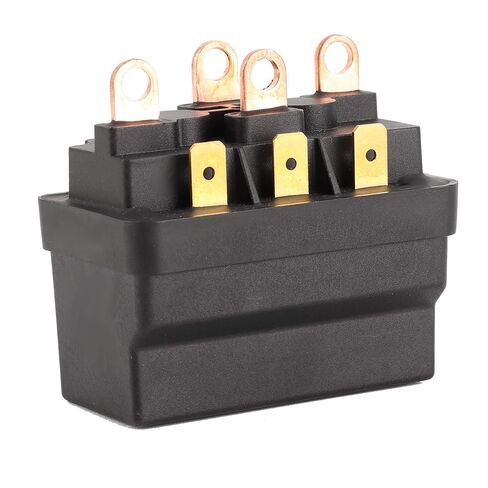 EVGATSAUTO 12V 120A Steel Winch Solenoid Relay Contactor, Universal Solenoid Relay for ATV UTV 4X4 Vehicles in Saudi Arabia