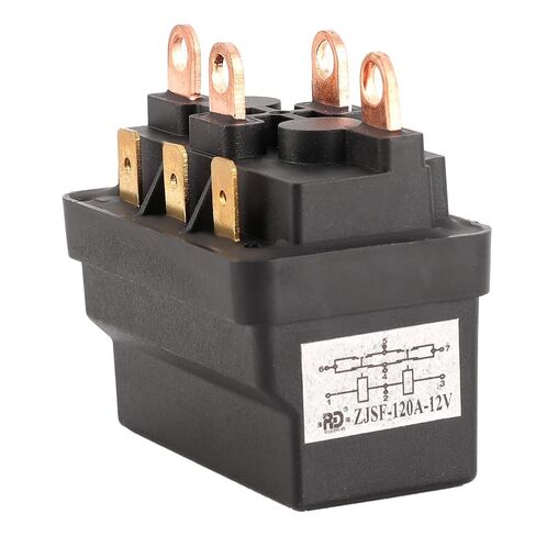 EVGATSAUTO 12V 120A Steel Winch Solenoid Relay Contactor, Universal Solenoid Relay for ATV UTV 4X4 Vehicles in Saudi Arabia