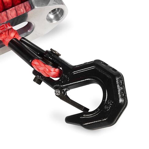 Warrior Winches Samurai 9500 Short Drum lbs ونش كهربائي 12V مع حبل صناعي - ونش كهربائي قوي للشاحنات - سعة تحميل 9500 رطل - جهاز تحكم عن بعد لاسلكي متضمن in Kuwait